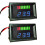 2X 12V ACID Lead Battery Capacity Indicator Charge Level LED Tester  Voltmeter 1