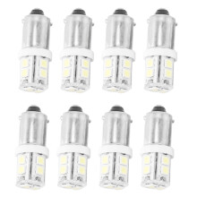 8X T11 BA9S T4W 233 BAYONET 10 SMD LED Coche Cuña Bombilla de Luz Lateral Interior