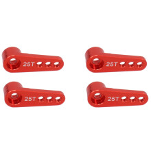 4Pcs 25T Steering Servo Arm Kits Metal Parts for Hsp Hpi Himoto Redcat Axial