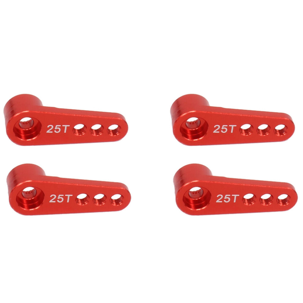 4Pcs 25T Steering Servo Arm Kits Metal Parts For Hsp Hpi Himoto Redcat Axial 6033321351333