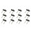 12 Pack Skateboard Floating Deck Display Wall Mount Rack Holder Hanger Fit Home Storage Display 1