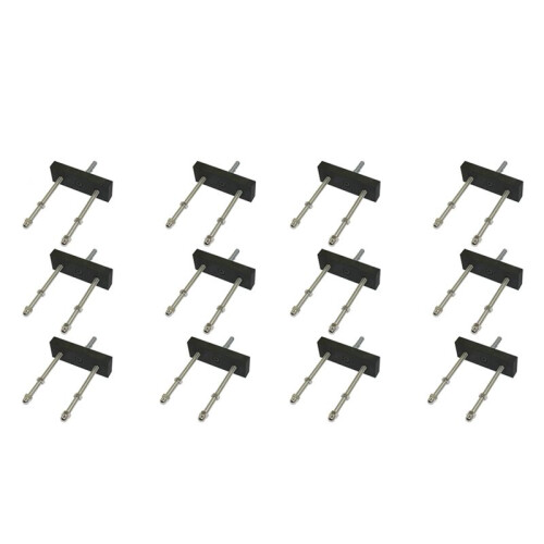 12 Pack Skateboard Floating Deck Display Wall Mount Rack Holder Hanger Fit Home Storage Display