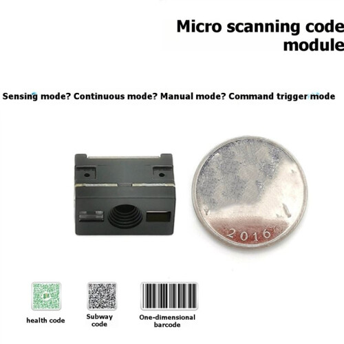 GM65S Module de Lecture de Codes-Barres 1D, 2D et QR avec Câble Intégré 2