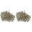 400 Pezzi 5mm Biondi Colore Silicone Foderato Micro-Anelli Collegamenti Beads Collegamento per Le Estensioni 1