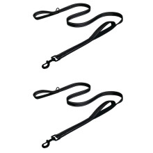 2X Reflective Dog Leash 6Ft Long,Traffic Padded Two Handle ,Double Handles Lead for Training Control - Handle Leashes