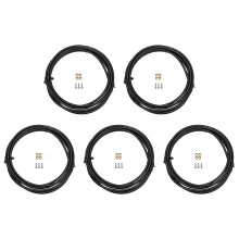 5X BH90 Bike Brake Hose MTB Hydraulic Disc Brake Tube 2.5M Connector Insert Olive Set