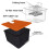 Sous Vide Container 12 Quart with Lid Insulation Sleeve Rack Collapsible Hinge for All Immersion Circulators Kitchen 4