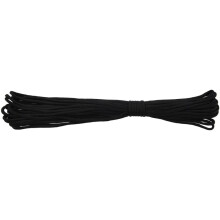 3X Paracord 550 Paracadute Corda 7 Corda Centrale per Corda Da Campeggio Da Arrampicata -Nero 50FT