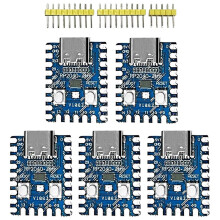 5PCS RP2040-Zero for Raspberry Pi Microcontroller Development Board Dual-Core Cortex M0+ Processor 2MB Flash XCW