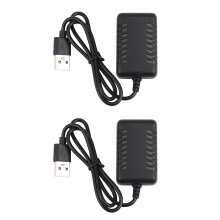 2X 7.4V 2000Mah 5cm XH-3P Quick USB Charger for 144001 XK K130 12428 A959 A959-B A979 A979-B K989 K969
