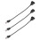 3X RJ45 Female to Male Adapter Network Extension Cable Panel Mount 27cm 1