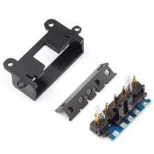 Piastra di Fissaggio Della Batteria con Attacco A V e Base A Cinque Pin In Metallo, Porta A Forma di B, Batteria , Piastre di Fissaggio Della