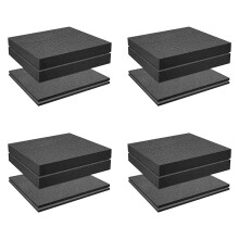 Grid Foam -Foam, 8 Pieces 300x300x50mm/8 Pieces 300x300x10mm, Tool Box Camera Case Foam, Case Insert,Tool