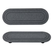 2-Teiliges Spülbecken-Set Aus Diatomitstein, Schnelltrocknend und Wasserabsorbierend, Ideal für Küche und Bad (30 X 10 cm)