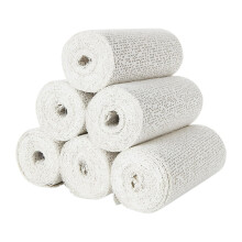 6 Pack Plaster Gauze Bandage for Hobby , Each Roll 6" X 180" Plaster Cloth Rolls Bulk, Cloth Gauze Bandage