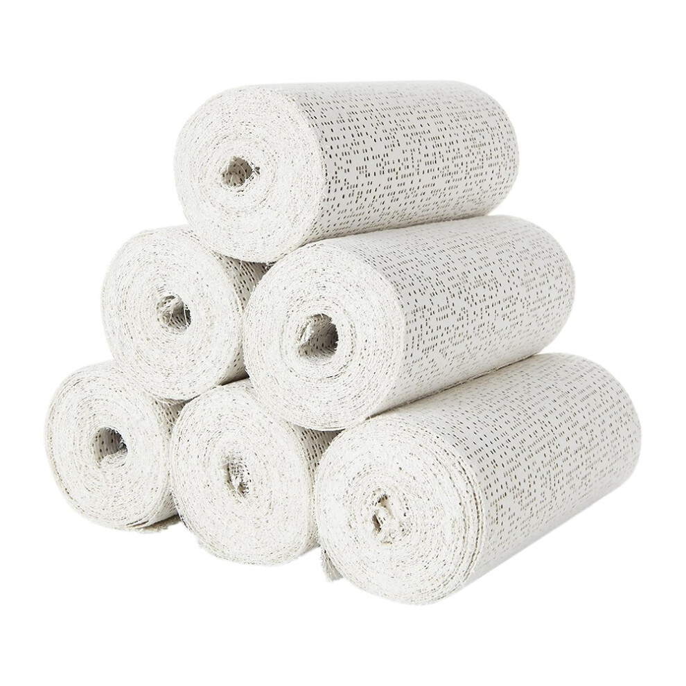 6 Pack Plaster Gauze Bandage For Hobby Each Roll 6" X 180" Plaster Cloth Rolls Bulk, Cloth Gauze Bandage 4711894490155