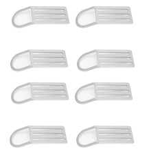 8PCS Scuba Diving Weight Belt Slide Keeper Stainless Steel D Ring Webbing Harness Belt Retainer Stopper Accessoires