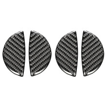 4X Carbon Fiber Car Interior Door Handle Stickers Decal Decor for Cooper R55 R56 R60 Clubman Countryman F55 F54 F60