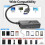 to USB 3.0 Adapter Cable with Power Adapter External Hard Drive Cable for 3.5"/2.5" SSD/HDD  III Cable EU Plug 7