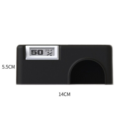 Reptile Shelter with Digital Thermometer and Hygrometer,Lizard,Turtle,and Spider Display 1