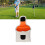 Square PU Putter Headcover White 7
