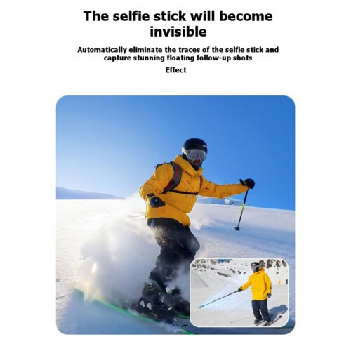Ski Pole Mount for  ONE X5/ONE X4 Snowboarding Shots 360 Camera Extension Bracket 1