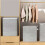 2X 3-Dimensional Storage Box Household Storage Box with Window Organizer Cloth Folding Wardrobe Storage 220L 4