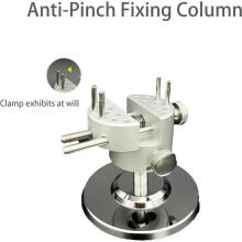 Minimalistyczne Imadło Hobbystyczne CNC Ze Stopu Aluminium, Szerokość Zacisku 50 mm, z Obrotowym i Regulowanym Imadłem Trzpieniowym 360