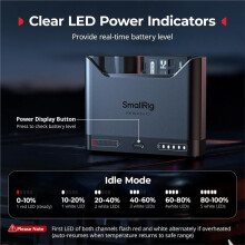 EN-EL15c Battery Charger for , Dual Slot, 22.5W USB-C, Compatible with Z Series and D Series