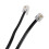 2X RJ11 6P4C Telefonkabelkabel ADSL Modem 3 Meter 6
