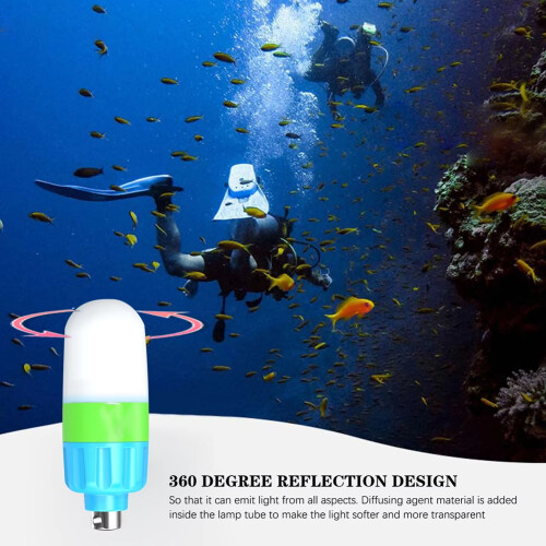Balises de Plongée LED Sous-Marines Lumineuses, Lampes Torches de Camping 2
