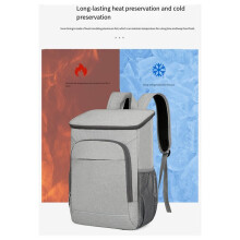 Cooler Backpack Leakproof Insulated Lunch Bag for Outdoor Camping Hiking Picnics Beach, Large Capacity Cooler Backpack C