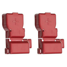 2pcs Car Positive Terminal Battery Cover Fuse Caps 24345-7992A 2434579912 for Altima Juke Rogue Sentra Versa Note