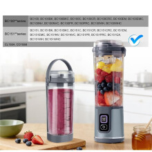 18oz Blending Vessel Cup & Vessel Cap & Sip Lid with Carry Handle,for Blast BC100 Series and BC151 Series
