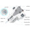 3D Printer Filament Buffer, Auto Filament Feeding&Switching Continuous Printing,Prevents Filament Runout for A1 A1Mini 6