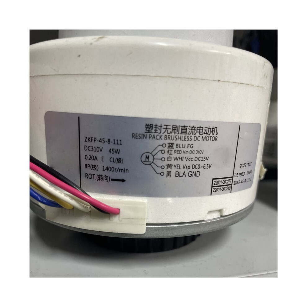 New For Tcl Air Conditioner Indoor Unit Fan Motor Zkfp-45-8-111 Dc310v 45W 1400R/Min Zwk465b00501 Conditioning Parts 6031233260538