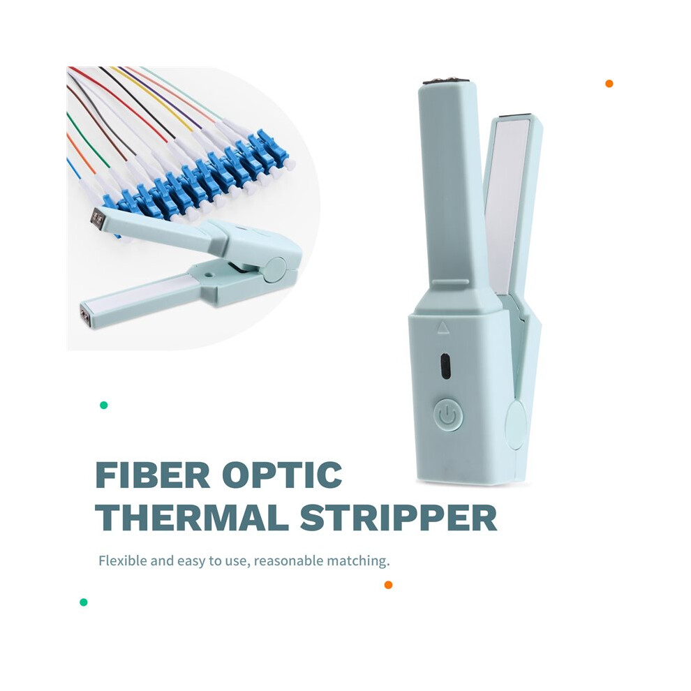 Double Blade Limited Fiber Optic Thermal Stripping Pliers, Applicable To 0.9Mm Pigtails And Bare Fiber 6031167594204