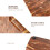 High Quality 15 Inch Rectangular Cutting Board End Grain Acacia Wood Chopping Board with Side Handle 6