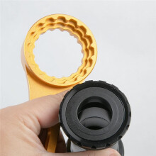 Clé 10 en 1 pour Boîtier de Pédalier de Vélo (Compatible BB51, BB52, BB91, BSA30, 68, 73, BBR60, MT800, BB386, , M9100, Or)