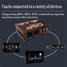 Car DSP Audio Power Amplifier 4x50W 4 Channel Digital Signal Audio Processor ,APP Control Car Power Amplifier