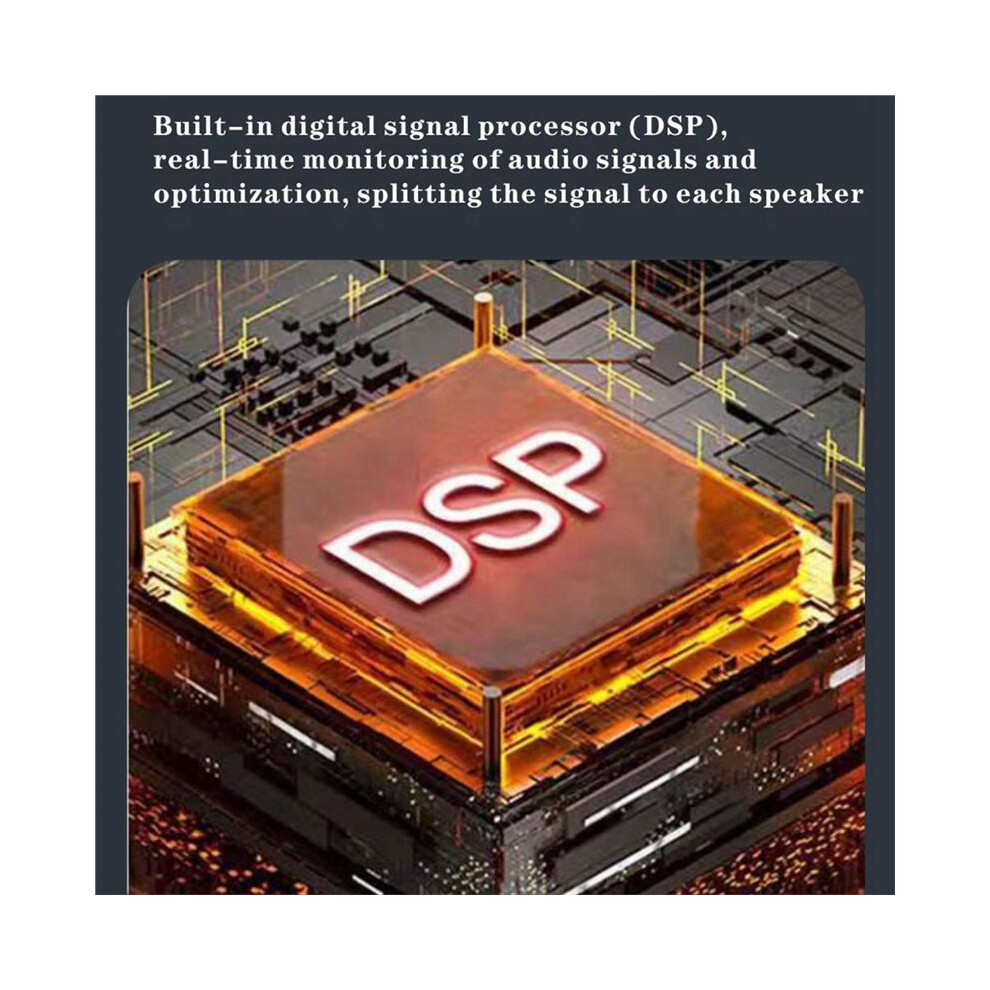 Car DSP Audio Power Amplifier 4x50W 4 Channel Digital Signal Audio ...