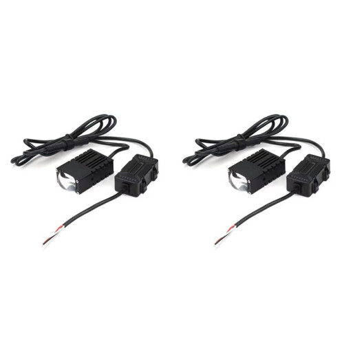 2X Carro Universal 1,5 Polegadas LED Farol de Neblina Grade Luz Branca e Amarela Luz Dupla