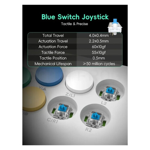 2pcs Y5A PRO Arcade Stick   Window Arcade Fight Stick Support Wireless BT 2.4G Receiver and Wired Connection 2