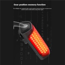 WEST BIKING Bicycle Intelligent Tail Light IP65 Waterproof 120 LM High Visibility Brake Sensing Rear Light Bicycle Accessories