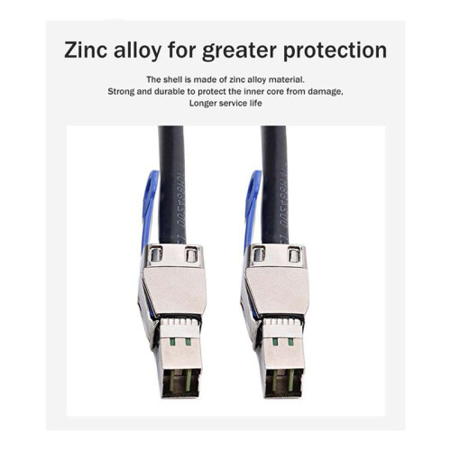 4X  SAS Digh Density Transfer Cable  SAS SFF-8644 to SFF-8644 Server External Hard Disk Data Cable 1