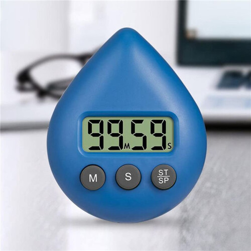 2X Digital Bathroom Clock Waterproof Shower Clock Timer Temperature Humidity Visual Countdown Timer Wall Clock 2
