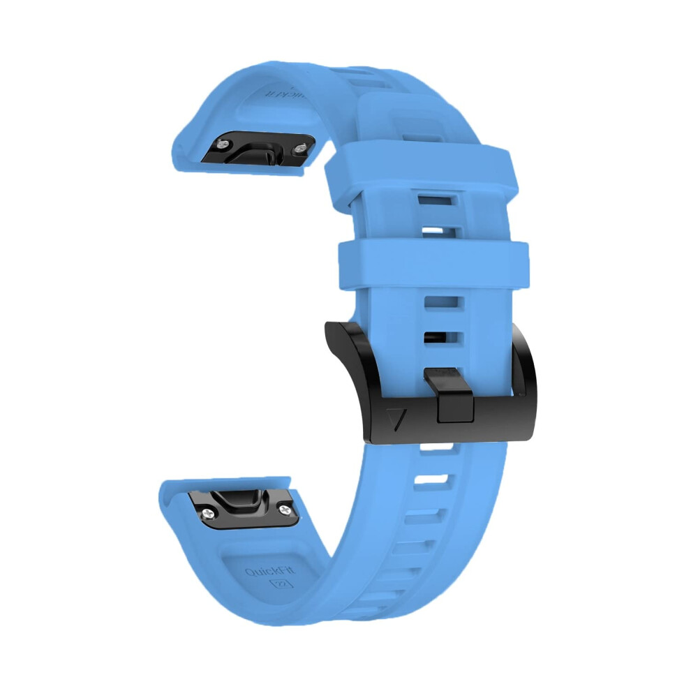 Quick Fit 26Mm Watch Band Silicone Replacement Strap For Garmin Fenix 7X 6X 5X Epix Gen 2 Tactix 7 Pro 9771547488880