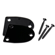 3-Hole Guitar Neck Plate with Mounting Gasket & Screws for Electric Guitar Replacement Part