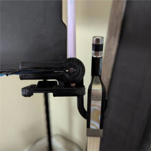 Bow Holder for Music Stand with Pencil Clip, Folding Bow Hook Organizer for Violin,Portable Bow Rest Clamp Accessory