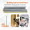 15 Gauge da Angled Finish Nails, 34-Degree, 1200-Pack Assorted Galvanized Project Pack for Angled Nailer Guns 4